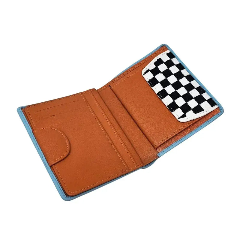 Free Gulf Leather Wallet in Gulf Blue