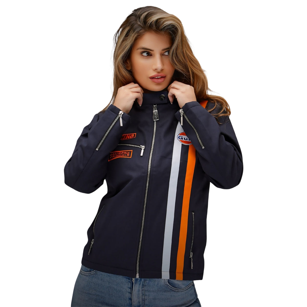 Women's Gulf Roadmaster Jacket in Navy