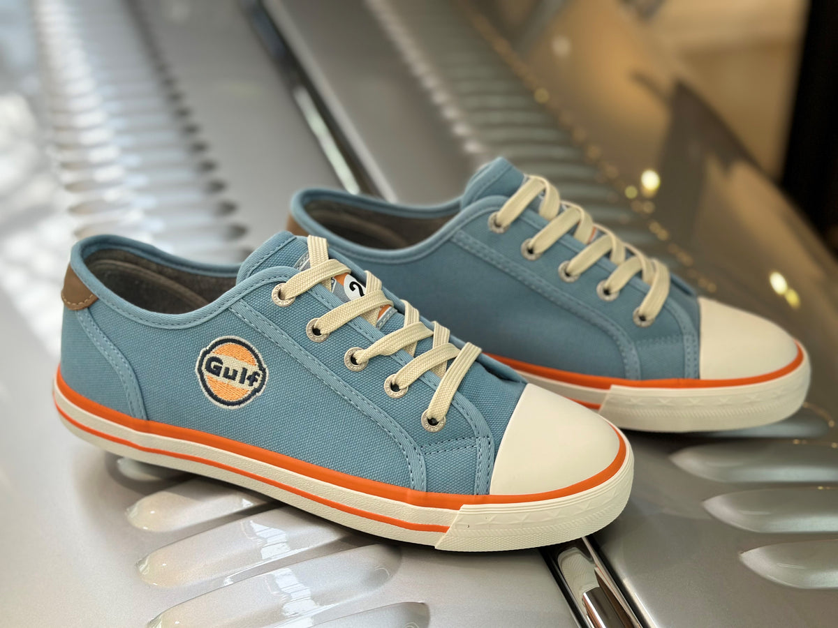 Women's Gulf Low-Top Canvas Sneakers in Gulf Blue