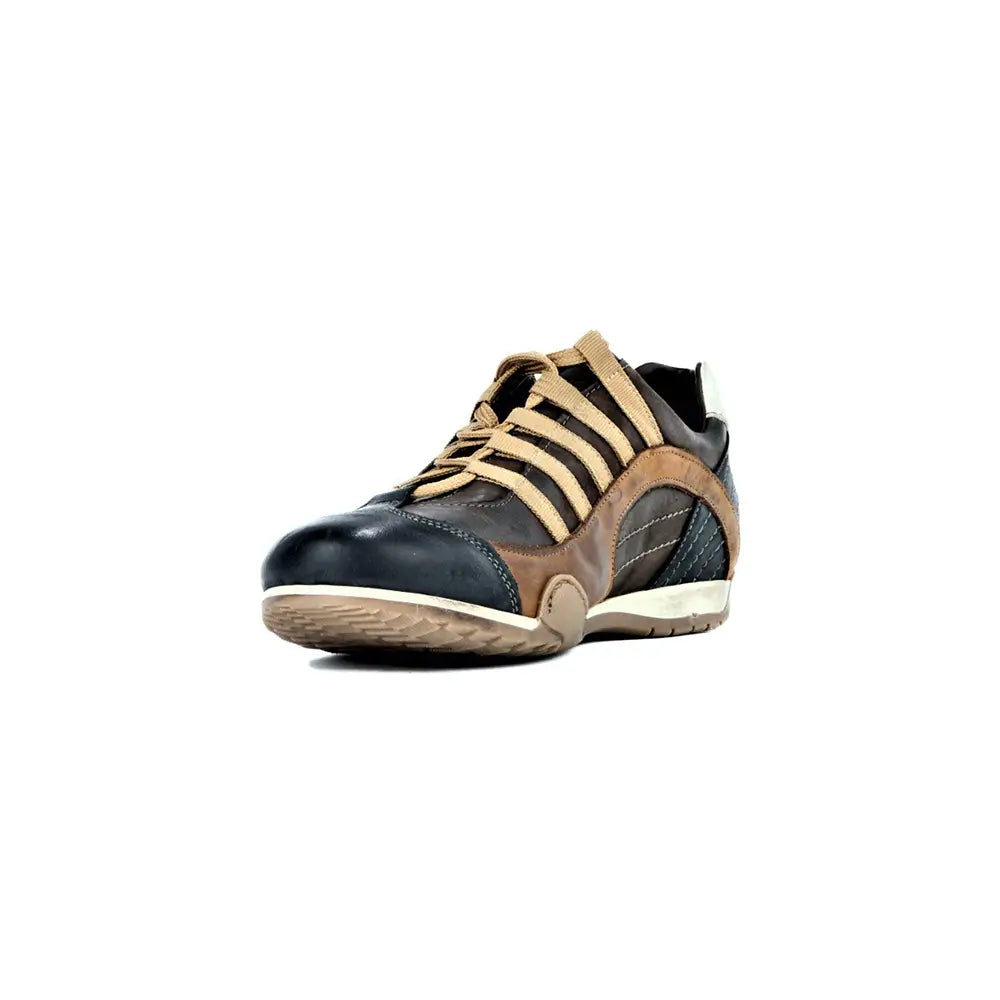 Men's GrandPrix Sneaker in Designo Marron (Medium and Dark Brown)