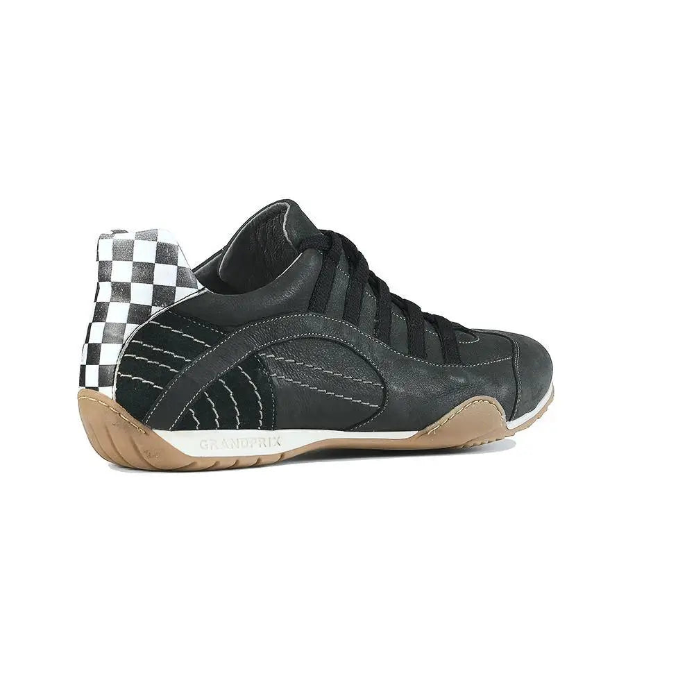 Men's Racing Sneaker in Brexit Green (Dark Green and Black)