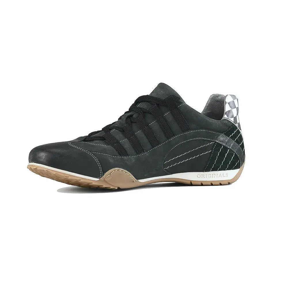 Men's Racing Sneaker in Brexit Green (Dark Green and Black)