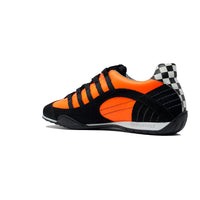 Men's Racing Sneaker in Flame Orange (Bright Orange and Black)