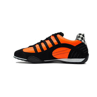 Men's Racing Sneaker in Flame Orange (Bright Orange and Black)