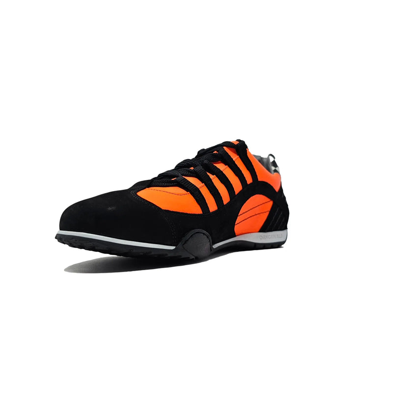 Men's Racing Sneaker in Flame Orange (Bright Orange and Black)