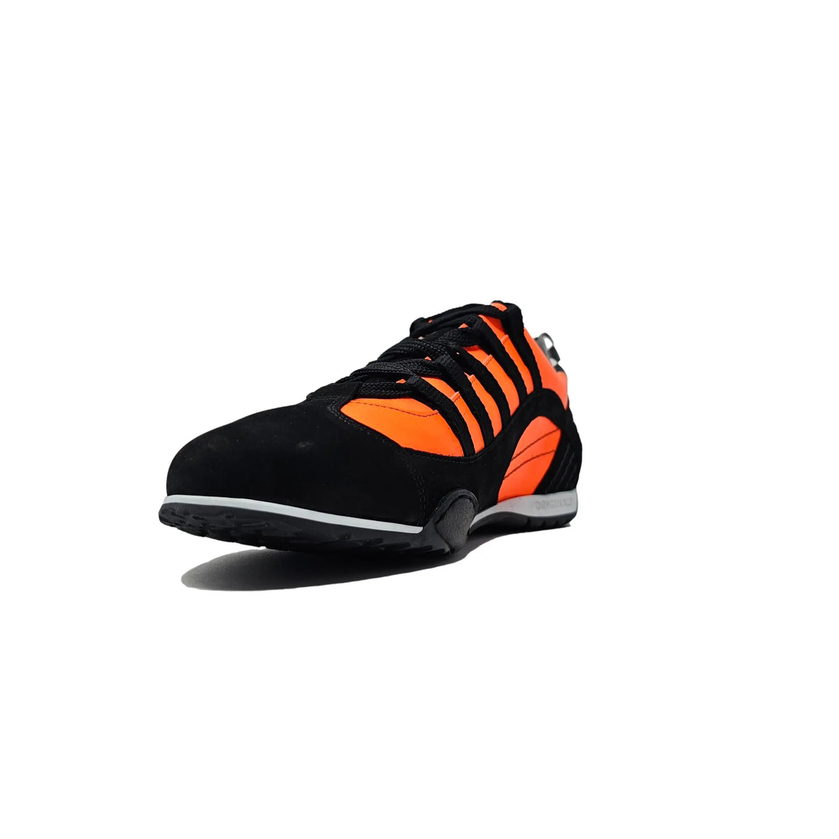 Men's Racing Sneaker in Flame Orange (Bright Orange and Black)