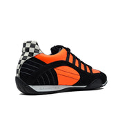 Men's Racing Sneaker in Flame Orange (Bright Orange and Black)