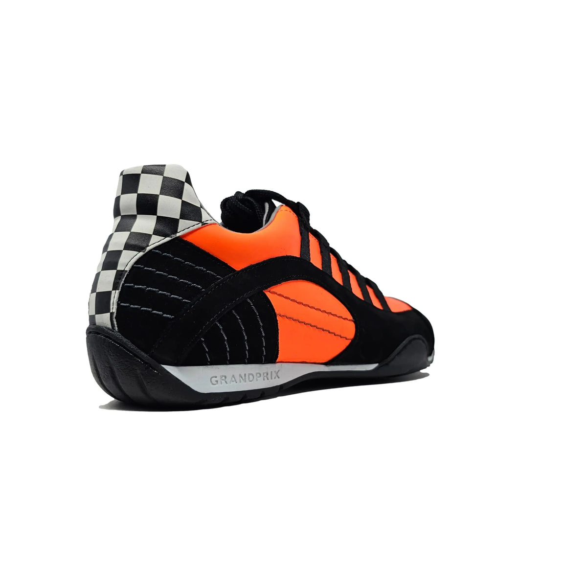 Men's Racing Sneaker in Flame Orange (Bright Orange and Black)