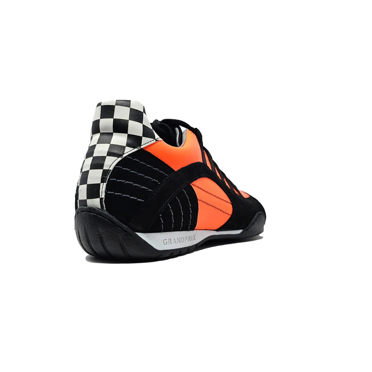 Men's Racing Sneaker in Flame Orange (Bright Orange and Black)