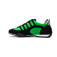 Men's Racing Sneaker in Green Hell (Bright Green and Black)