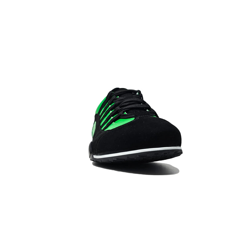 Men's Racing Sneaker in Green Hell (Bright Green and Black)