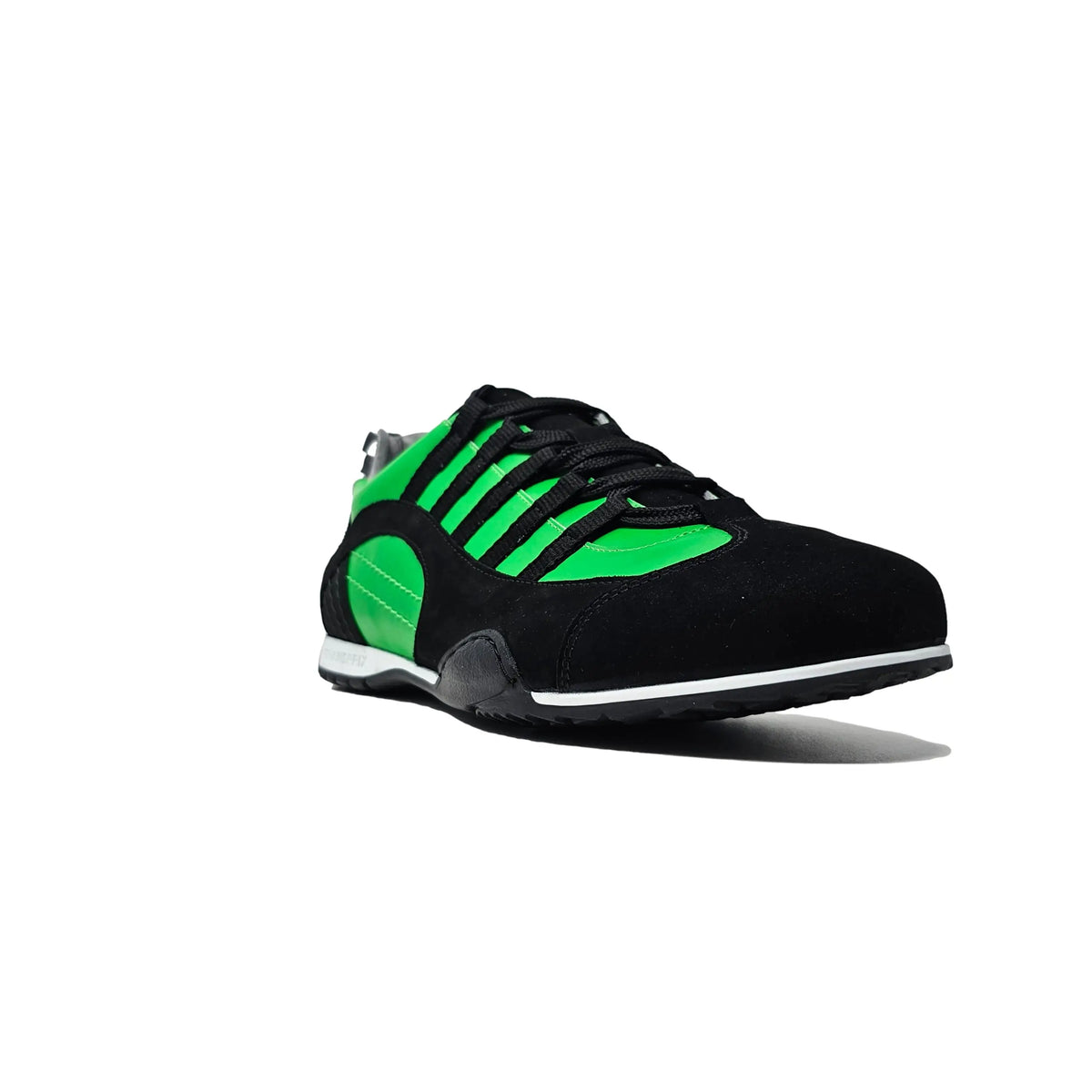 Men's Racing Sneaker in Green Hell (Bright Green and Black)