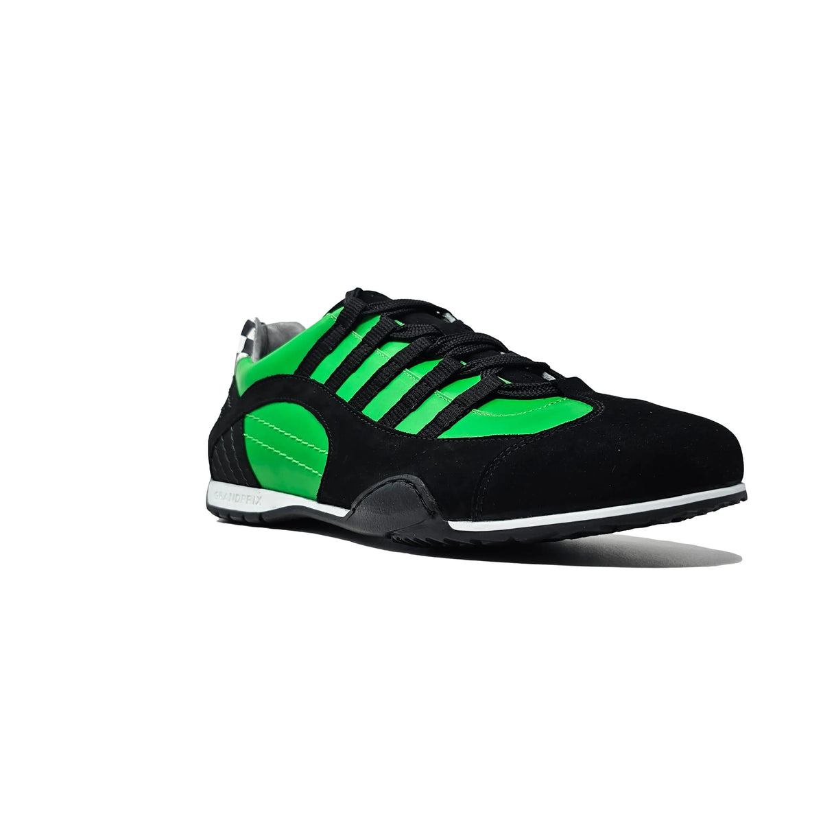 Men's Racing Sneaker in Green Hell (Bright Green and Black)