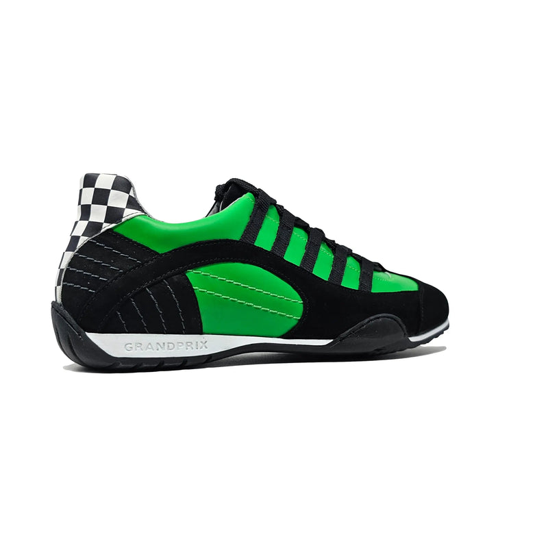 Men's Racing Sneaker in Green Hell (Bright Green and Black)