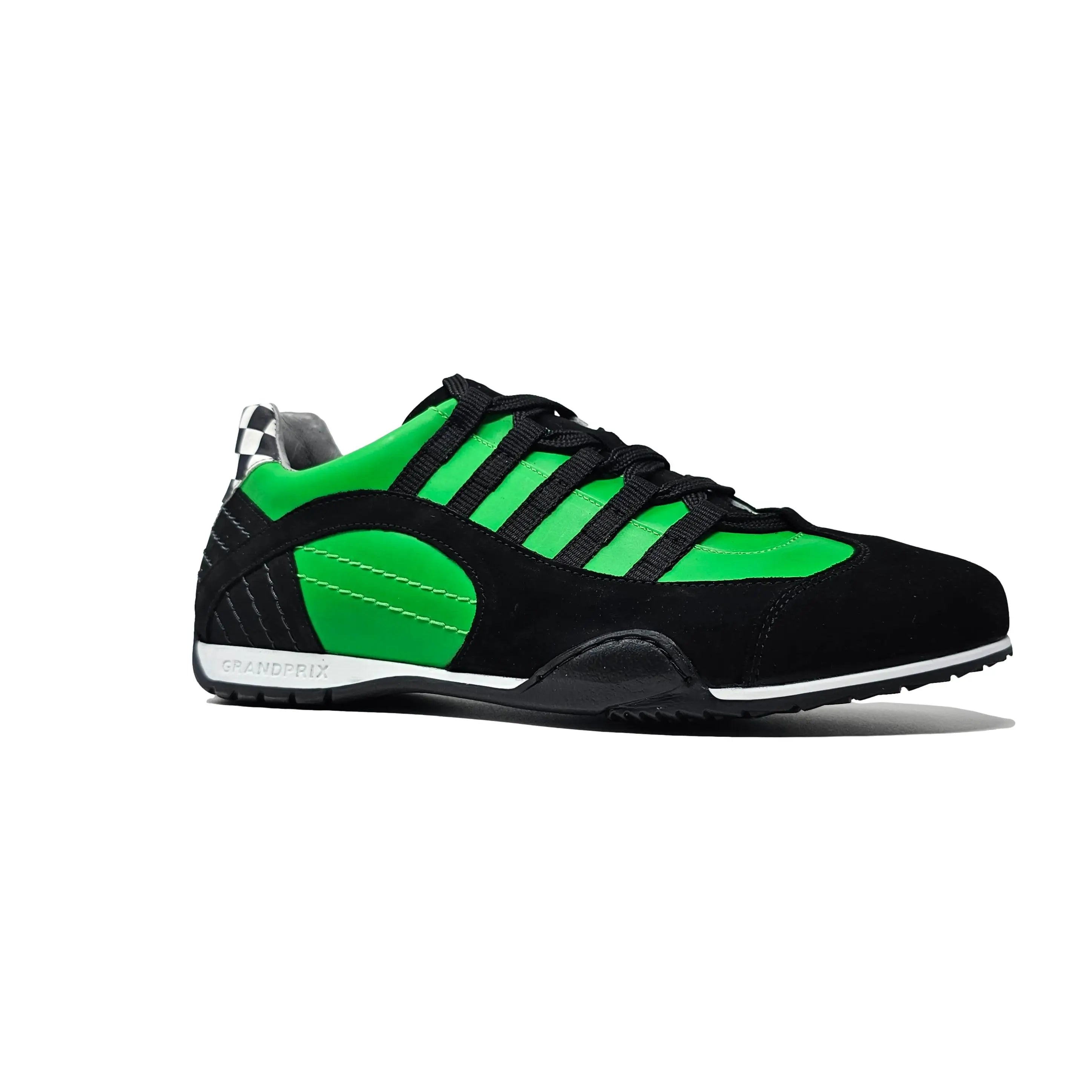 Green racing shoes online