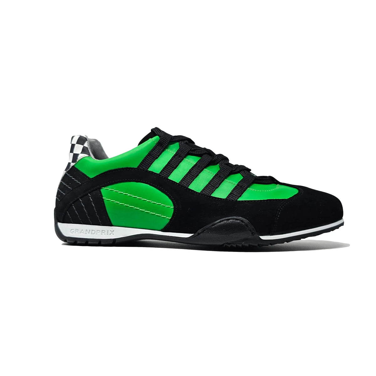 Men's Racing Sneaker in Green Hell (Bright Green and Black)