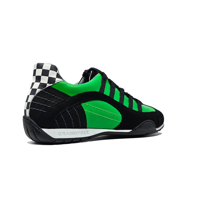 Men's Racing Sneaker in Green Hell (Bright Green and Black)