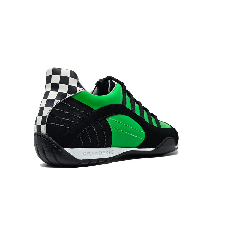 Men's Racing Sneaker in Green Hell (Bright Green and Black)