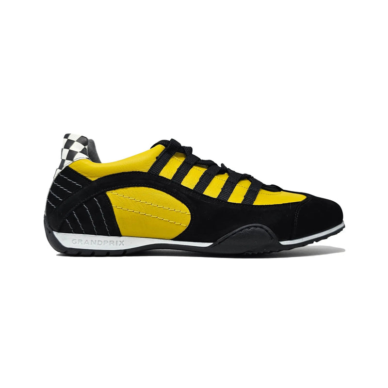 Men's Racing Sneaker in High-Octane Yellow (Bright Yellow and Black)