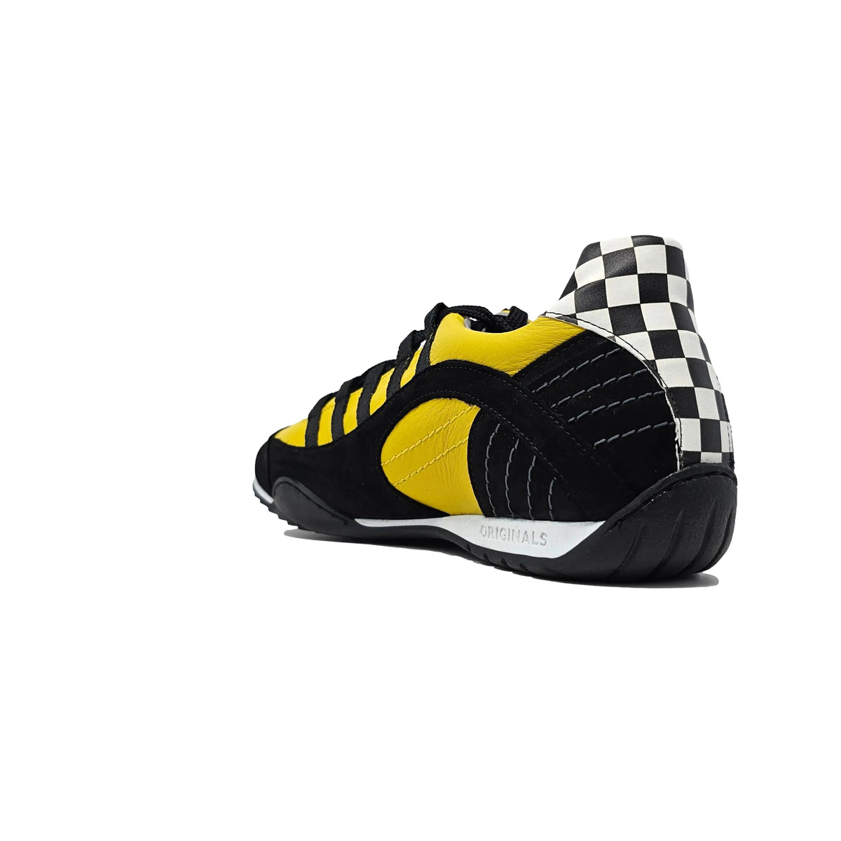 Men's Racing Sneaker in High-Octane Yellow (Bright Yellow and Black)