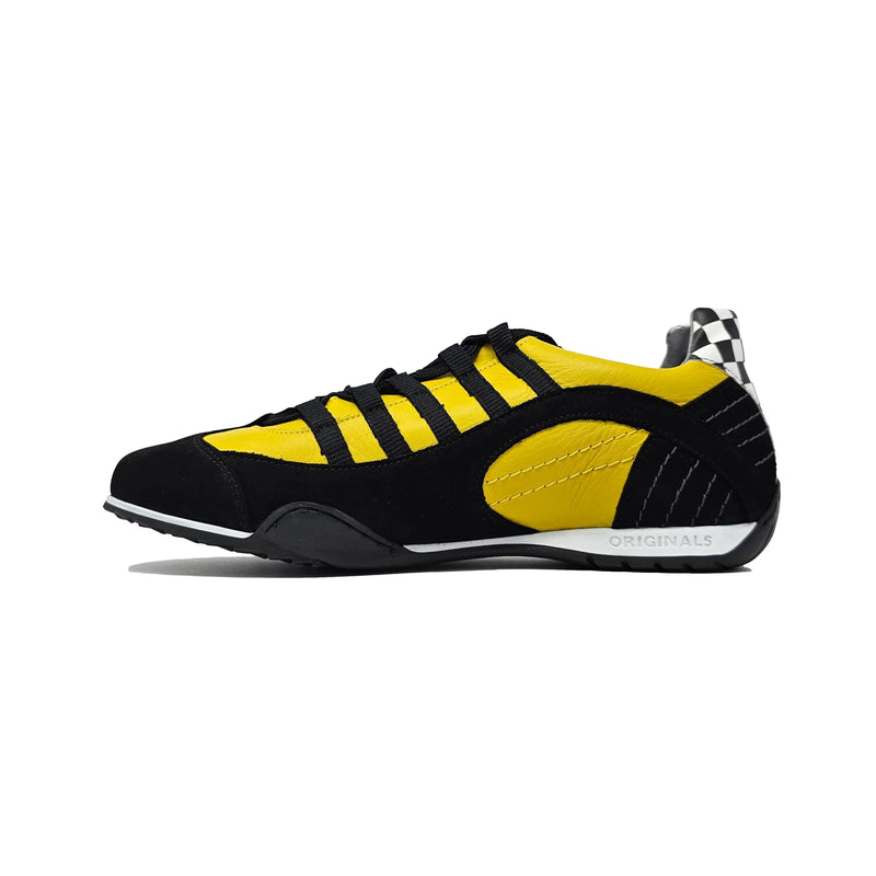 Men's Racing Sneaker in High-Octane Yellow (Bright Yellow and Black)