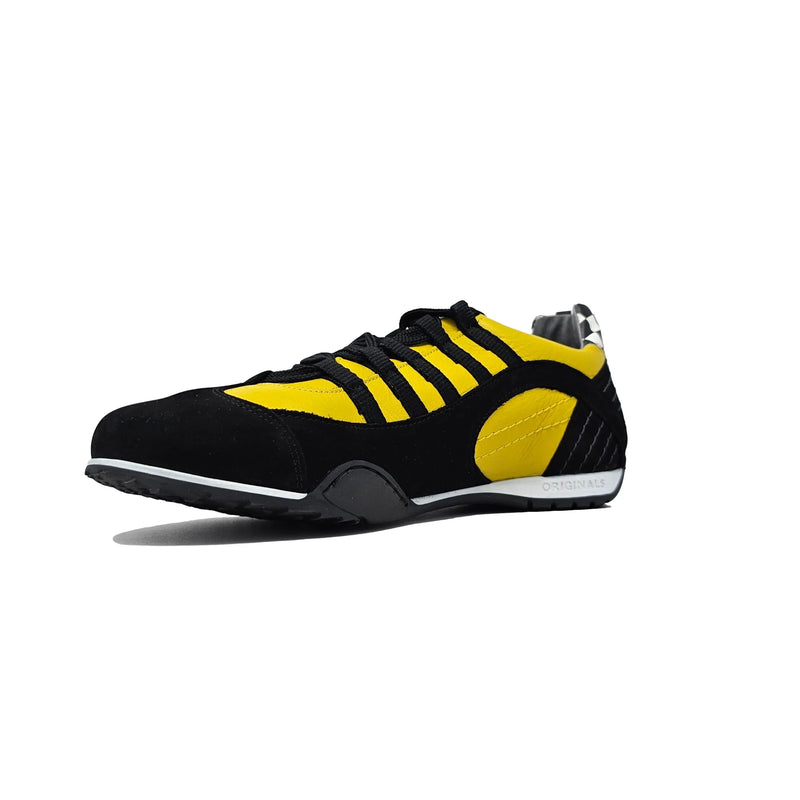 Men's Racing Sneaker in High-Octane Yellow (Bright Yellow and Black)