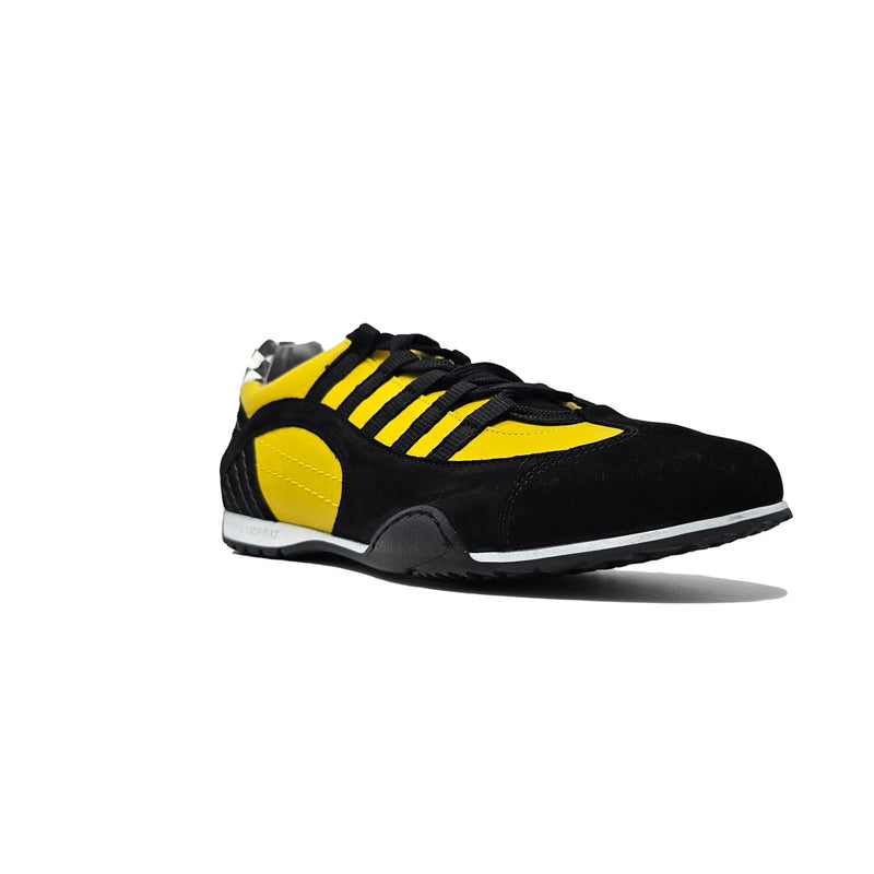 Men's Racing Sneaker in High-Octane Yellow (Bright Yellow and Black)