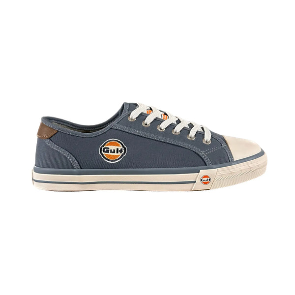 Men's Gulf Low-Top Canvas Sneakers in Denim Blue