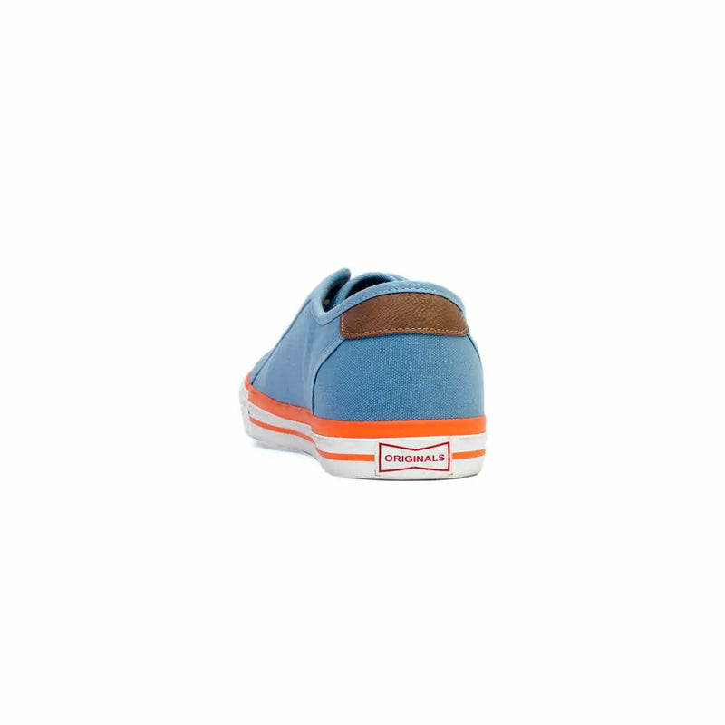 Men's Gulf Low-Top Canvas Sneakers in Gulf Blue