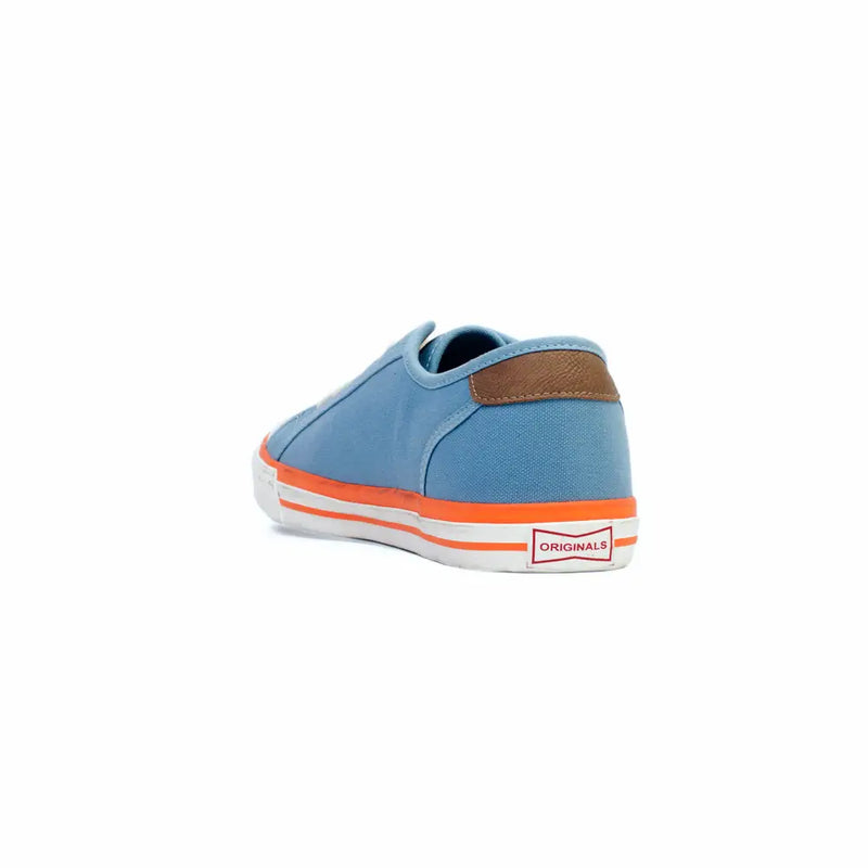 Men's Gulf Low-Top Canvas Sneakers in Gulf Blue