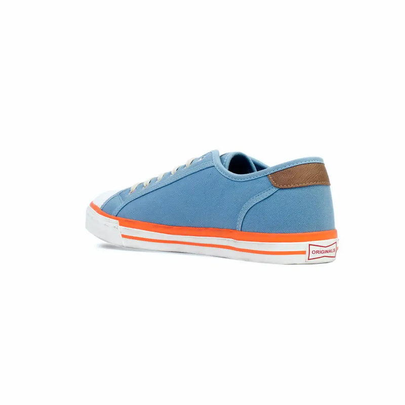 Men's Gulf Low-Top Canvas Sneakers in Gulf Blue