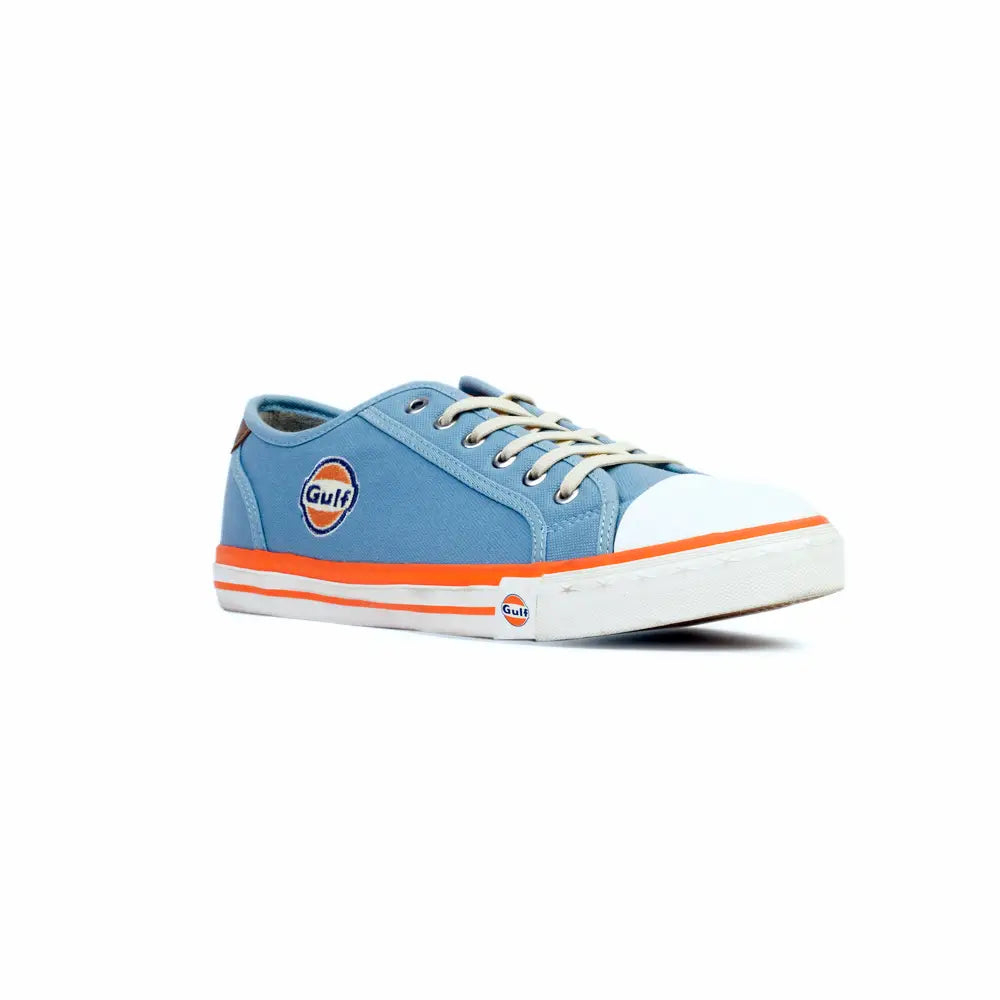 Men's Gulf Low-Top Canvas Sneakers in Gulf Blue