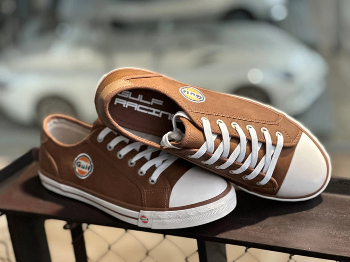 Men's Gulf Low-Top Sneakers in Cognac