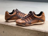 Men's GrandPrix Sneaker in Cognac (Medium and Dark Browns)