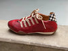 Men's Racing Sneaker in Corsa Rosso (Red and Sand)