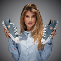 Women's Gulf Low-Top Sneakers in Stone Blue