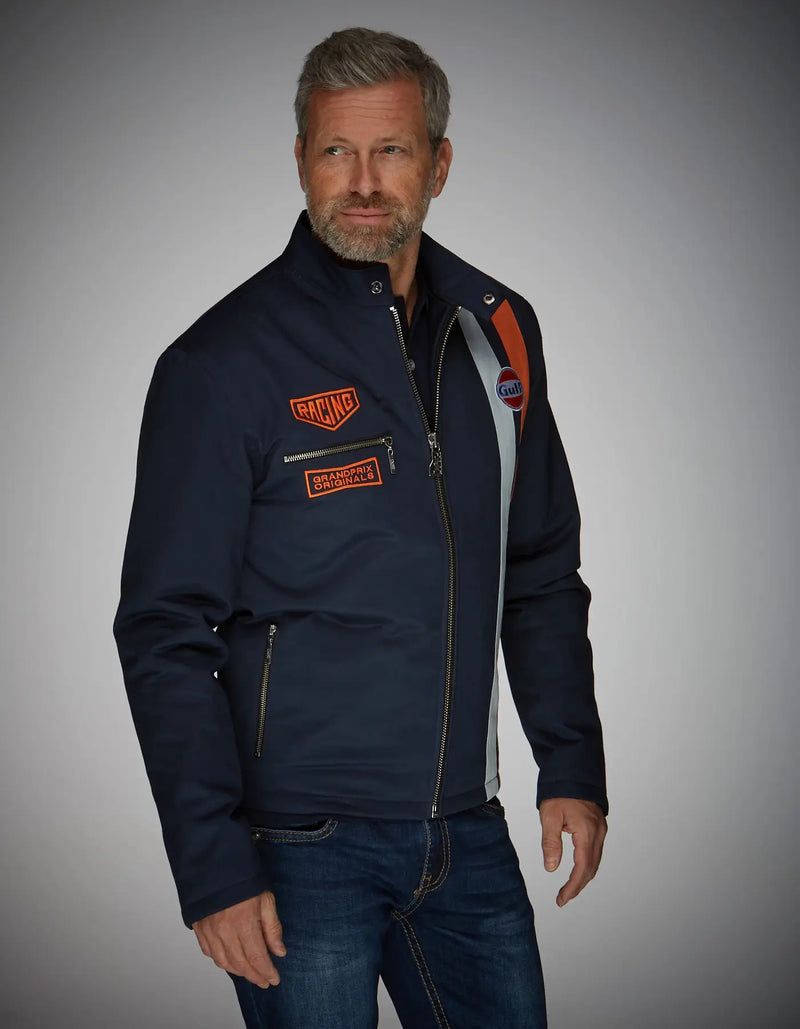 Gulf Roadmaster Cotton Jacket in Navy