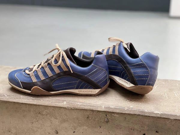 Men's GrandPrix Sneaker in Laguna Seca (Ocean Blue and Sand)