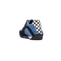 Men's Racing Sneaker in Miami Blue (Bright Blue and Black)