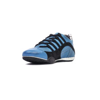 Men's Racing Sneaker in Miami Blue (Bright Blue and Black)