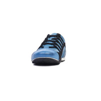 Men's Racing Sneaker in Miami Blue (Bright Blue and Black)