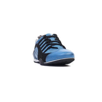 Men's Racing Sneaker in Miami Blue (Bright Blue and Black)