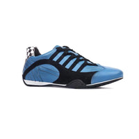 Men's Racing Sneaker in Miami Blue (Bright Blue and Black)