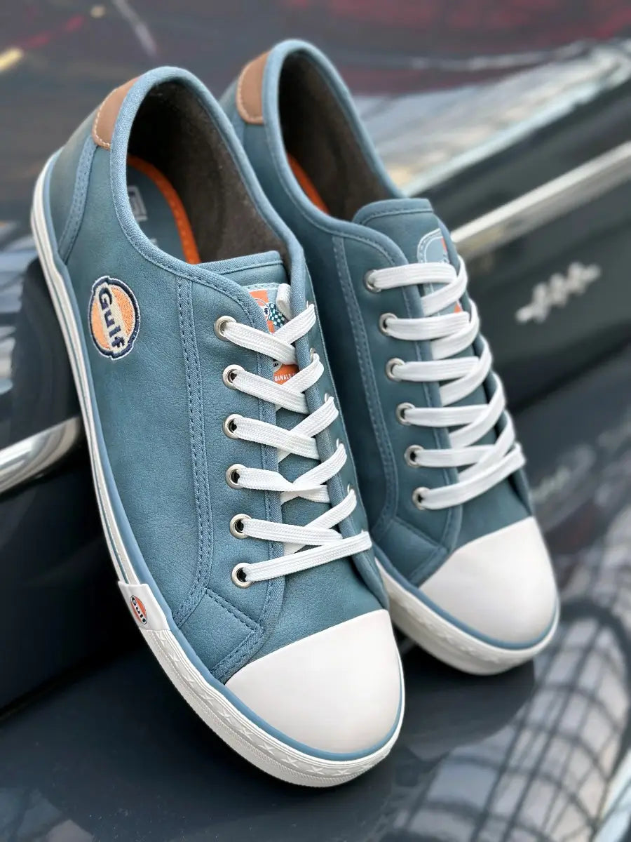 Men's Gulf Low-Top Sneakers in Stone Blue