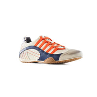 Men's Racing Sneaker in Racing Oil (Creamy White with Navy and Orange)