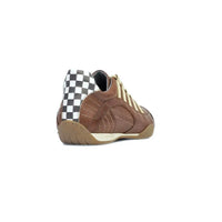 Men's Racing Sneaker in Cognac (Brown and Sand)