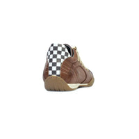 Men's Racing Sneaker in Cognac (Brown and Sand)