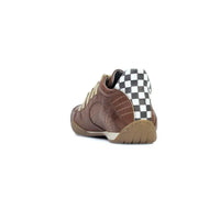 Men's Racing Sneaker in Cognac (Brown and Sand)