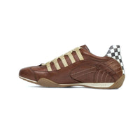 Men's Racing Sneaker in Cognac (Brown and Sand)