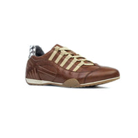 Men's Racing Sneaker in Cognac (Brown and Sand)